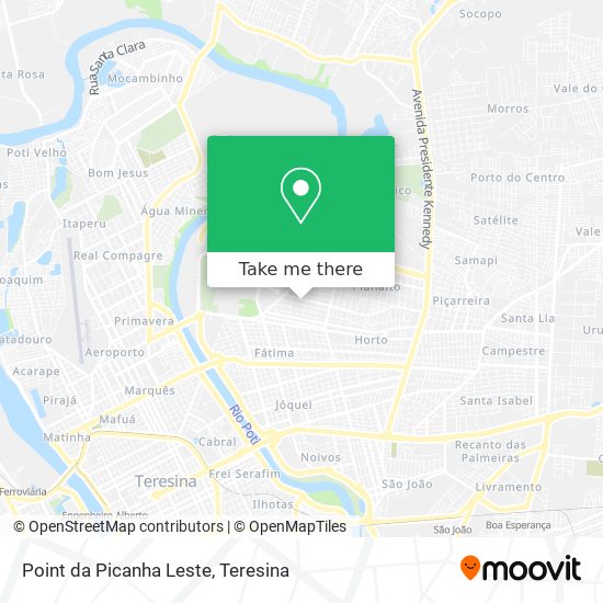 Point da Picanha Leste map