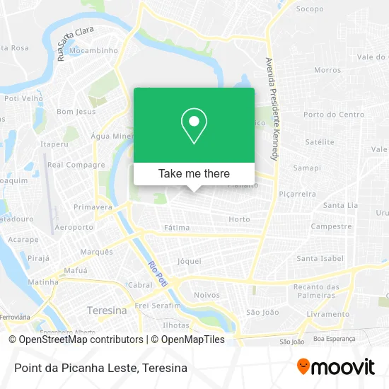 Point da Picanha Leste map
