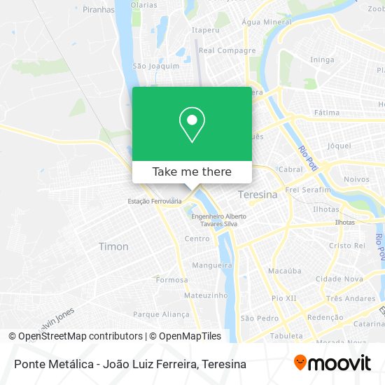 Ponte Metálica - João Luiz Ferreira map