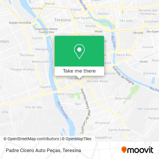 Padre Cícero Auto Peças map