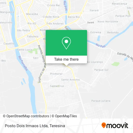 Posto Dois Irmaos Ltda map