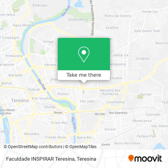 Faculdade INSPIRAR Teresina map