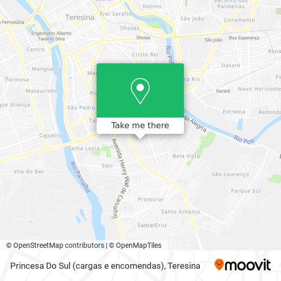 Princesa Do Sul (cargas e encomendas) map