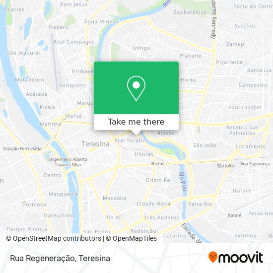 Rua Regeneração map