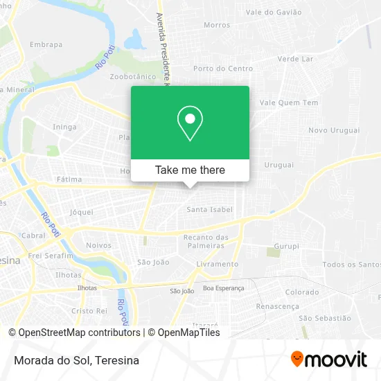 Morada do Sol map