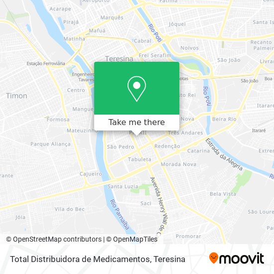 Total Distribuidora de Medicamentos map