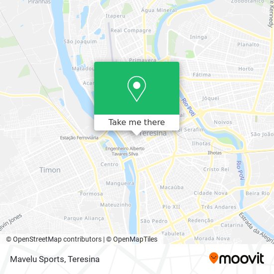 Mavelu Sports map