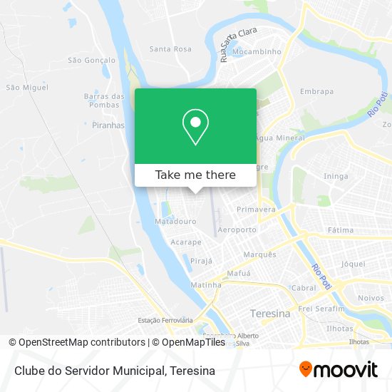 Clube do Servidor Municipal map