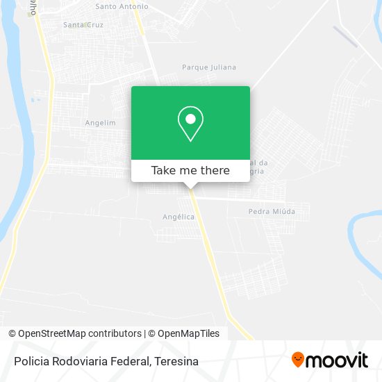 Policia Rodoviaria Federal map