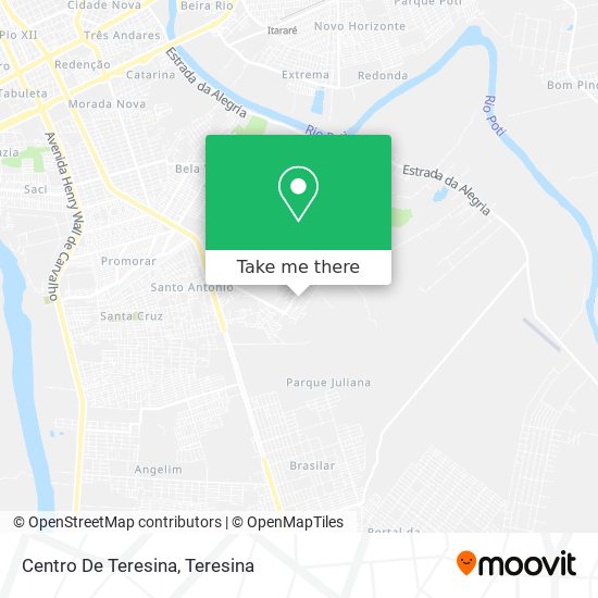 Mapa Centro De Teresina