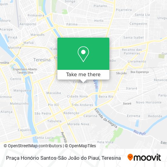 Praça Honório Santos-São João do Piauí map