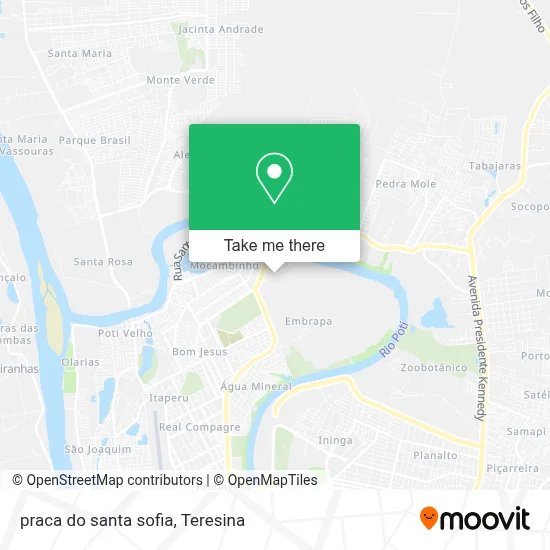 praca do santa sofia map