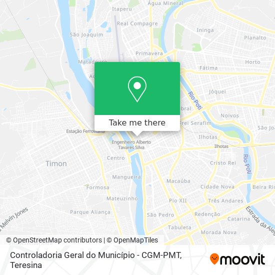 Controladoria Geral do Município - CGM-PMT map