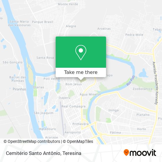Cemitério Santo Antônio map