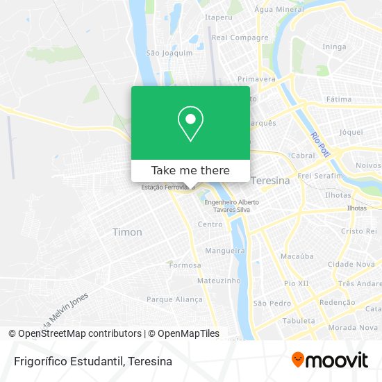 Frigorífico Estudantil map