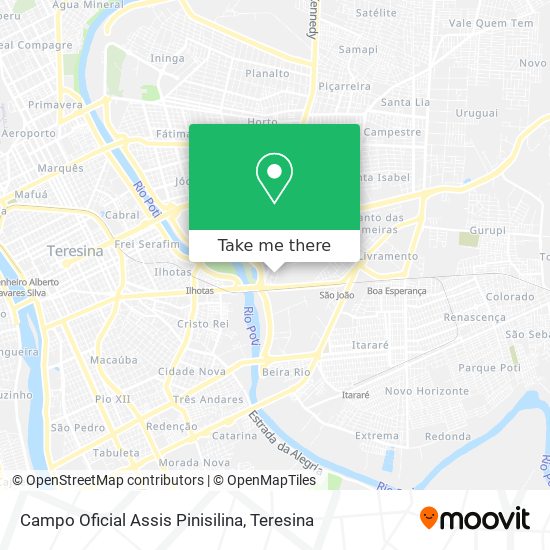 Campo Oficial Assis Pinisilina map