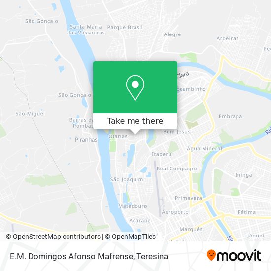 E.M. Domingos Afonso Mafrense map
