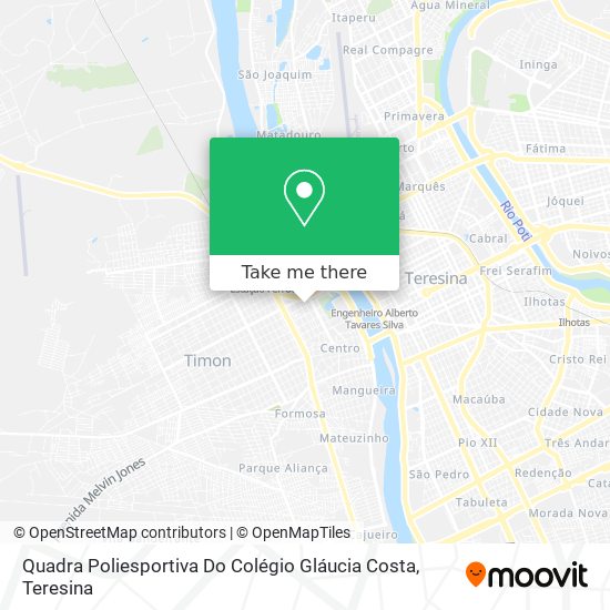 Quadra Poliesportiva Do Colégio Gláucia Costa map