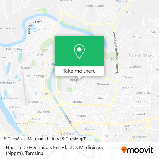 Núcleo De Pesquisas Em Plantas Medicinais (Nppm) map