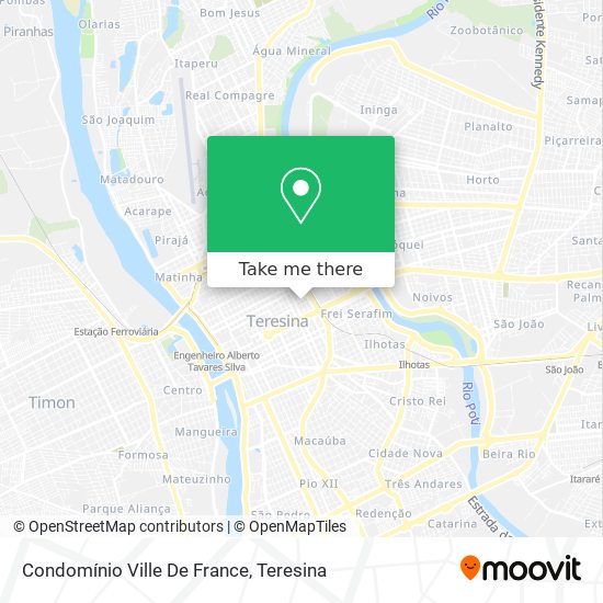 Condomínio Ville De France map