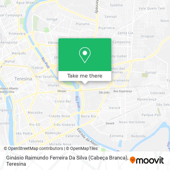 Ginásio Raimundo Ferreira Da Silva (Cabeça Branca) map