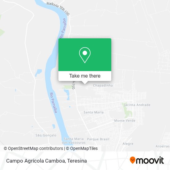 Campo Agrícola Camboa map