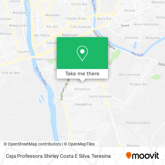 Ceja Professora Shirley Costa E Silva map