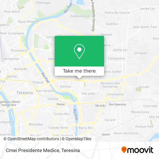 Cmei Presidente Medice map