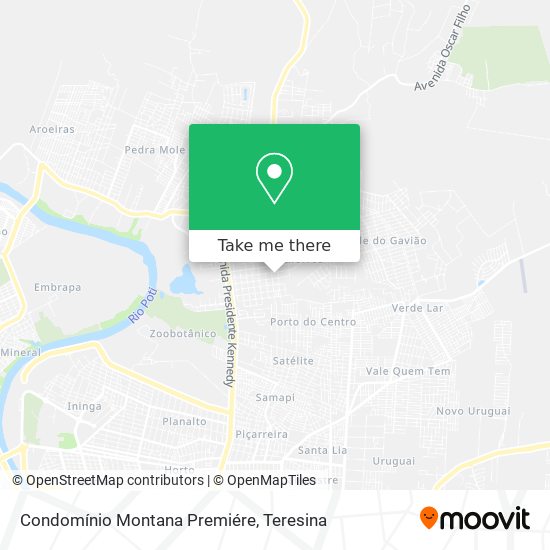 Condomínio Montana Premiére map