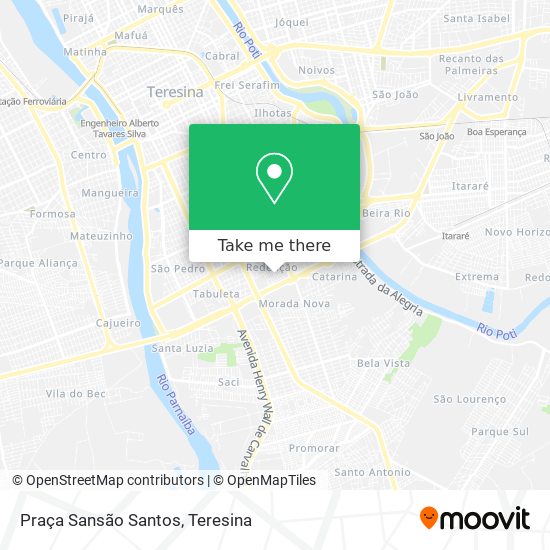 Praça Sansão Santos map