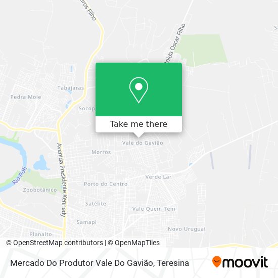 Mercado Do Produtor Vale Do Gavião map