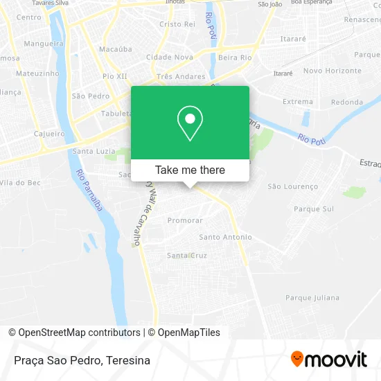 Praça Sao Pedro map