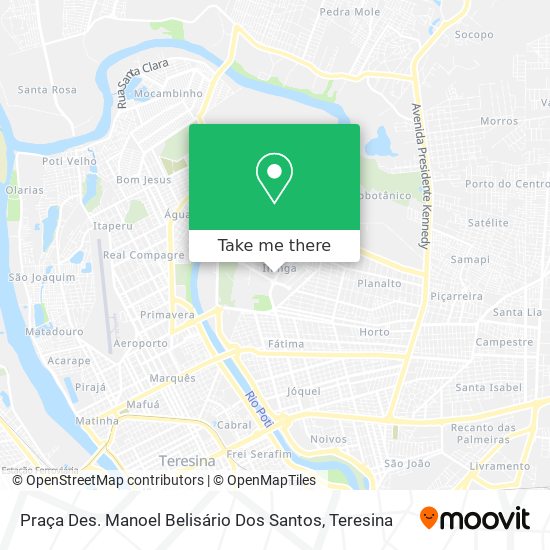 Praça Des. Manoel Belisário Dos Santos map