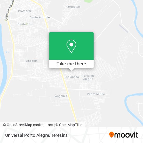 Universal Porto Alegre map
