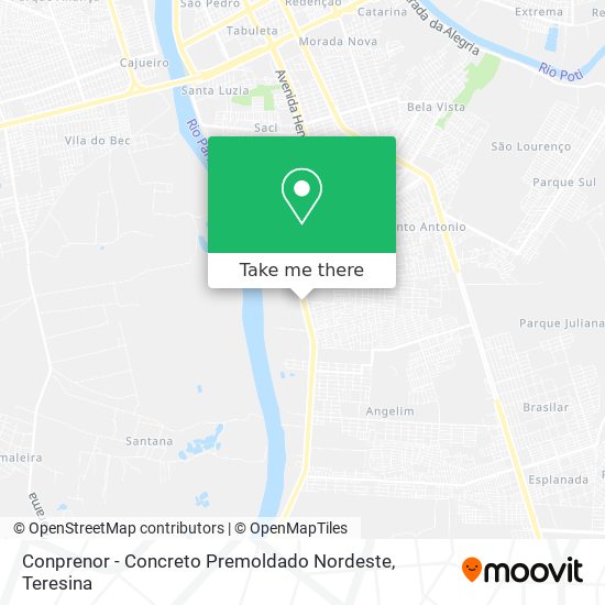 Conprenor - Concreto Premoldado Nordeste map