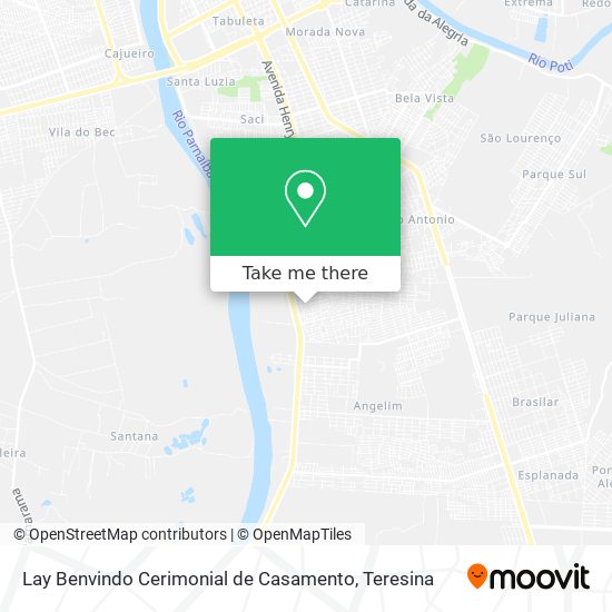 Lay Benvindo Cerimonial de Casamento map