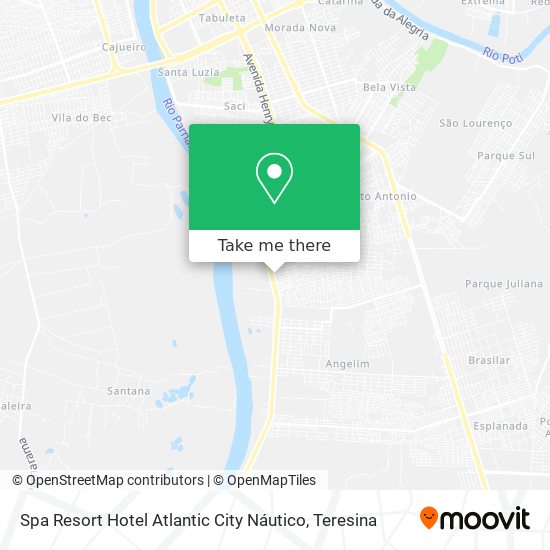 Spa Resort Hotel Atlantic City Náutico map