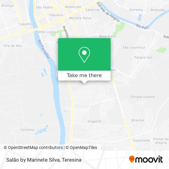 Salão by Marinete Silva map
