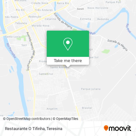 Restaurante O Tifinha map