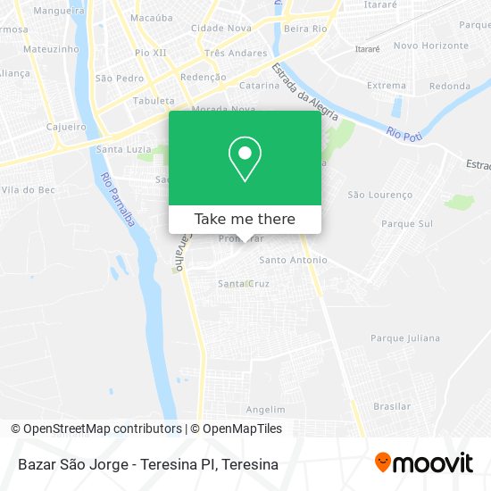 Bazar São Jorge - Teresina PI map