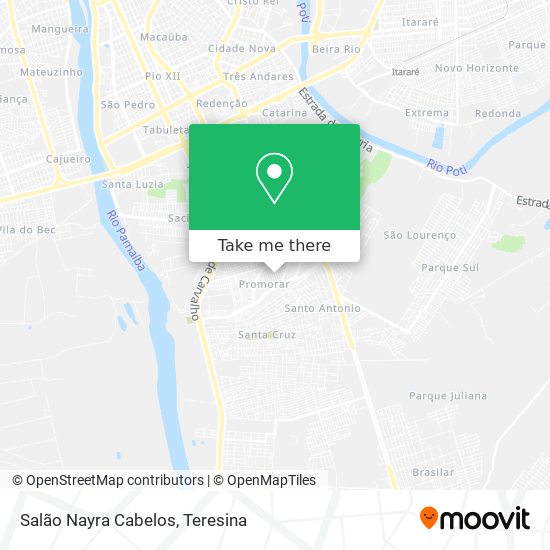 Salão Nayra Cabelos map