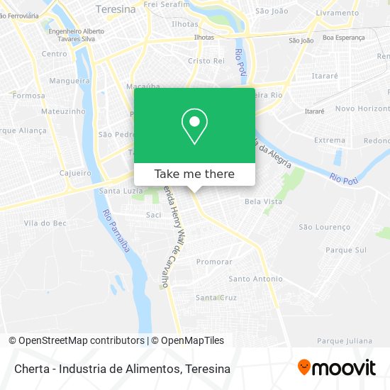 Cherta - Industria de Alimentos map