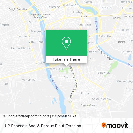 UP Essência Saci & Parque Piauí map