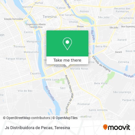 Js Distribuidora de Pecas map
