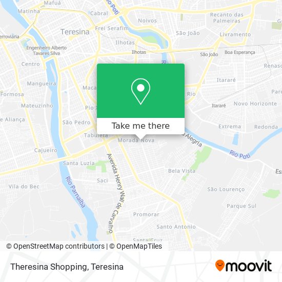 Theresina Shopping map