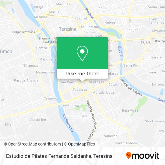 Estudio de Pilates Fernanda Saldanha map