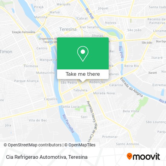Cia Refrigerao Automotiva map