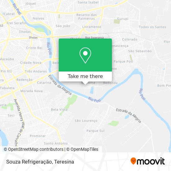 Souza Refrigeração map
