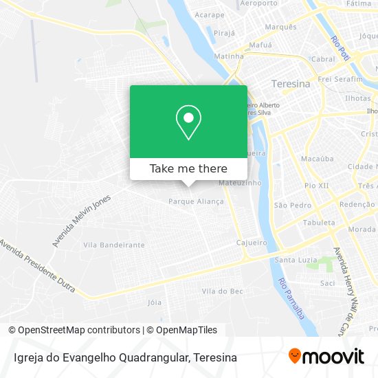 Igreja do Evangelho Quadrangular map