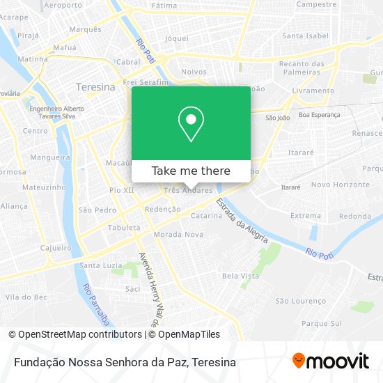 Fundação Nossa Senhora da Paz map
